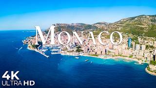 Monaco 4K Drone Footage UHD | Luxury Harbor Views, Golden Coast & Mediterranean Charm