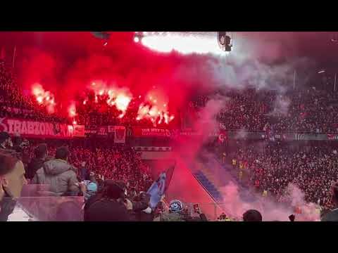 Trabzonspor taraftarı Basel tribünlerini yakarsa ❤️💙🔥🔥🔥