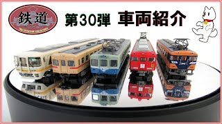 国産鉄道コレクション全国版 」 鉄道模型 30両セット ケース付き 鉄道コレクション 第30弾 車両紹介～専用ケース・未塗装車両について