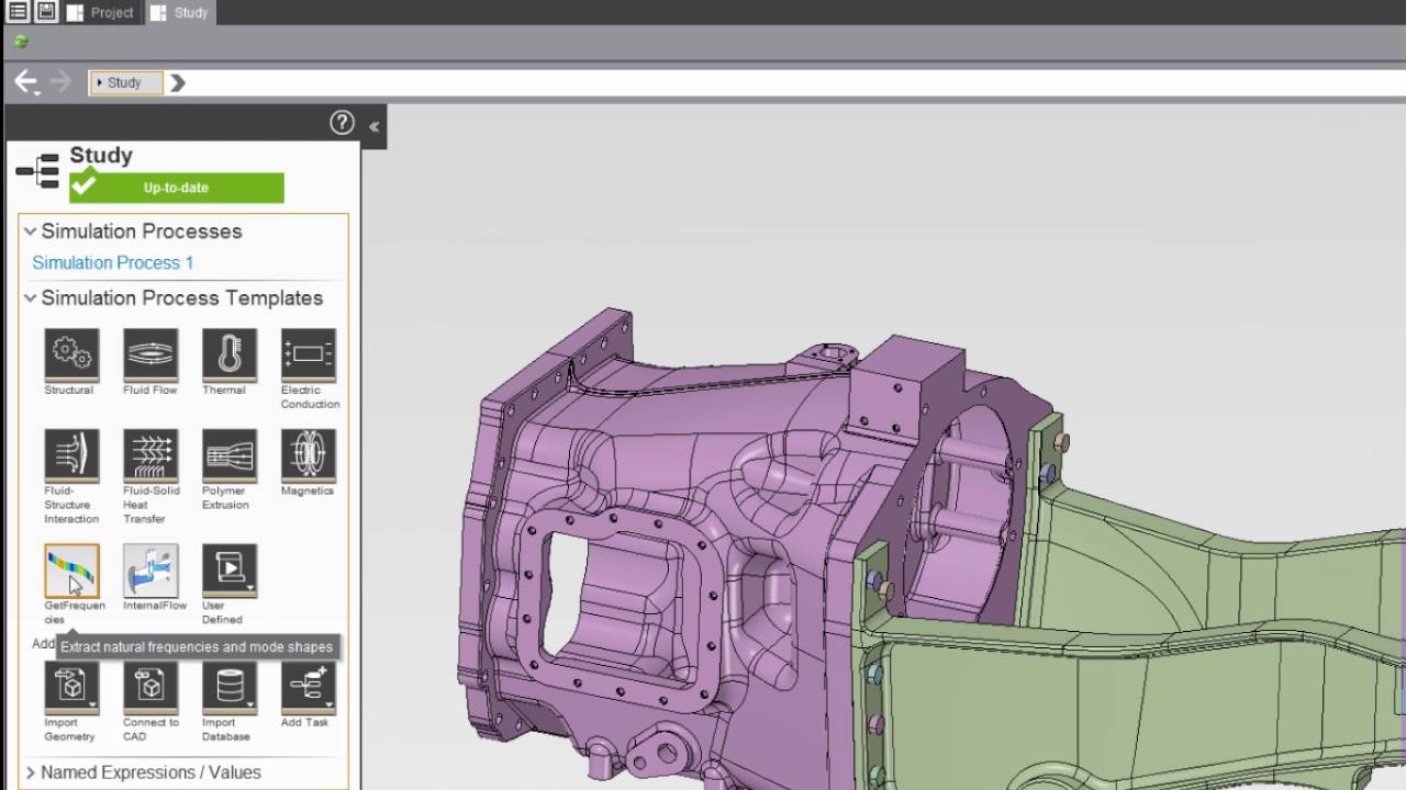 Customization of ANSYS AIM for Natural Frequency Calculations - YouTube
