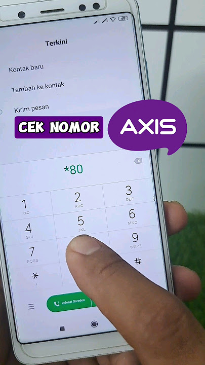 Cara Cek Nomor Axis Terbaru