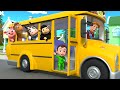 The Wheels on The Bus Song (Animal Version) - Lalafun Baby songs - Nursery Rhymes & Kids Songs