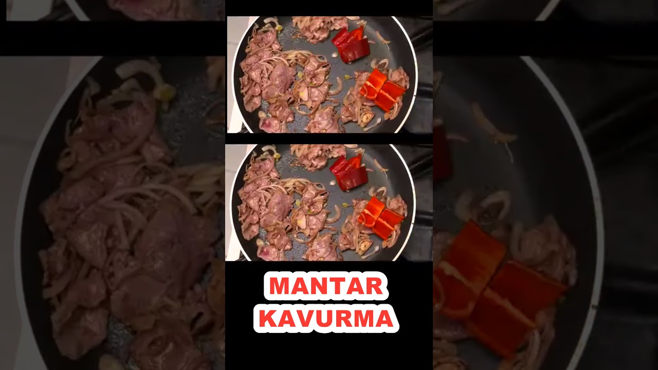 PRATİK YEMEKLER MANTAR KAVURMA