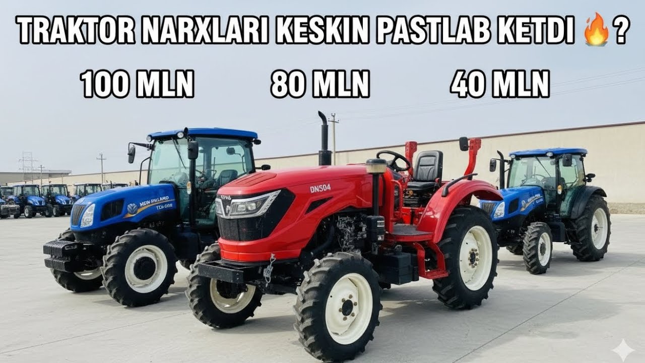 🔥SHOSHILING! TRAKTORLAR NARXI QULADI 📉 | 2026-YILGI YANGI NARXLAR BILAN TANISHING! ❗✨ 
