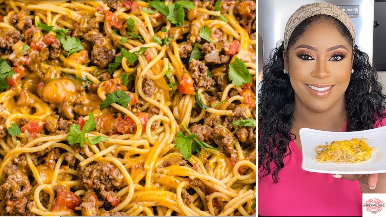 Taco Spaghetti Recipe | Taco Pasta Recipe