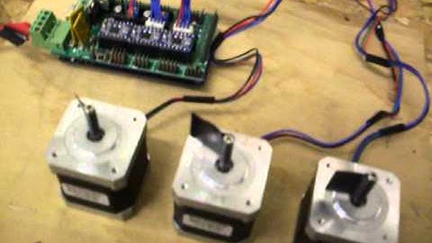 Arduino + Ramps + Stepper Motors