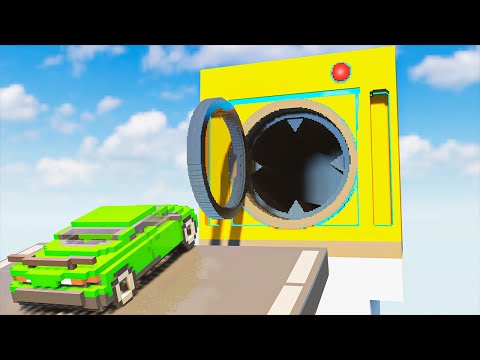 Cars vs Washing Machine | Teardown