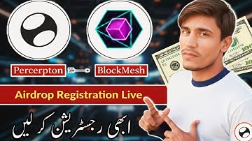 BlockMesh Network | Perceptron Network Airdrop Registration Complete Guide 