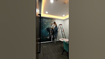 An elephant mural installation video sent to us by a customer who has been repurchased many times🥰