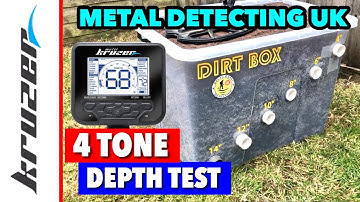Nokta Makro KRUZER 4 Tone Depth Test Metal Detecting UK 2020