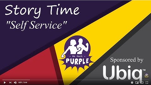 Story Time: Self Service #WeHackPurple