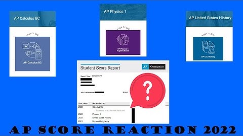 AP Score Reaction Video 2022 (Calculus BC, Physics 1, US History)