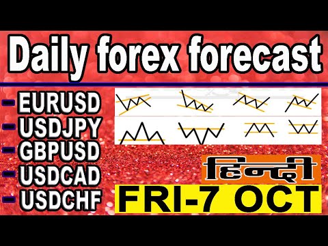 ( 7 OCTOBER  ) Daily forex forecast | EURUSD | USDJPY | GPBUSD | USDCAD | USDCHF |  Hindi #FOREX