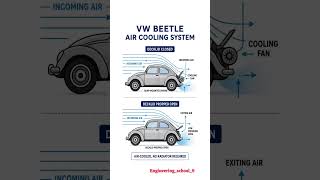 How VW Beetle Air Cooling System Works? 🚗💨 | Air-Cooled Engine Explained 😱