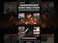LEBANON RETALIATES TO ISRAELI ATTACK #Lebanon #Iran #Hezbollah #MiddleEast #JagatViralita