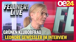 Grünen Klubobfrau Leonore Gewessler im Interview | FELLNER! LIVE