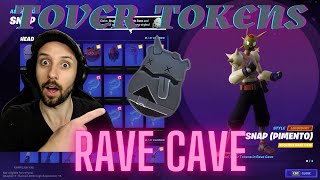 Find Tover Tokens in Rave Cave - Fortnite