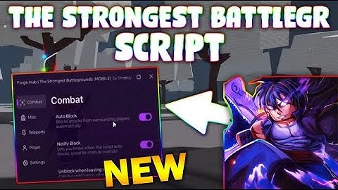 *NEW* The Strongest Battlegrounds Script (PASTEBIN 2025) (AUTO ATTACK , AUTO BLOCK , NO STUN )