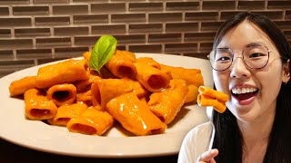 Creamy Gochujang Pasta  (A spicy Korean cream sauce)