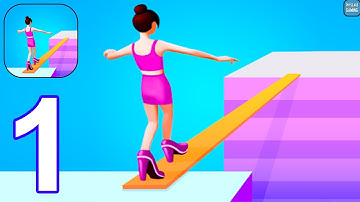 Heels Master - Gameplay Walkthrough Part 1 - All Levels 1-9 (Android, iOS)