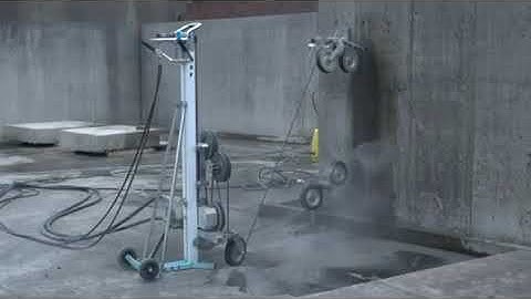 Máy cắt bê tông bằng dây cáp kim cương Đài Loan xuất Châu Âu - 0912528623