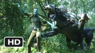 Avatar #7 Movie CLIP - Thanator Chase (2009) HD