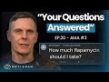 Answering your questions on rapamycin optimal doses tests  stacks  20  ama 3