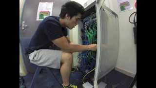 Data Cabling Patch Panel Time Lapse
