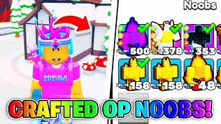 ROBLOX NOOB ARMY SIMULATOR I CRAFTED THE BEST NOOBS IN GAME