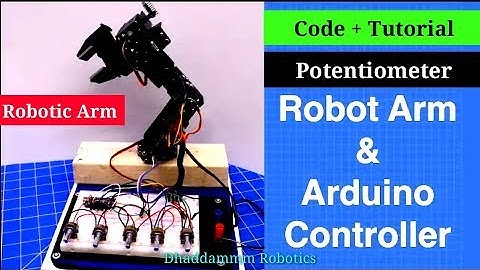 Potentiometer Controlling Servo motor using Arduino | Simplest with Code | Dhaddammm Robotics.