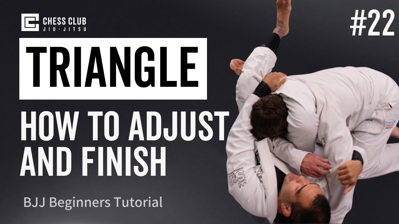 BJJ Beginners Tutorial - How to Adjust the Triangle - YouTube