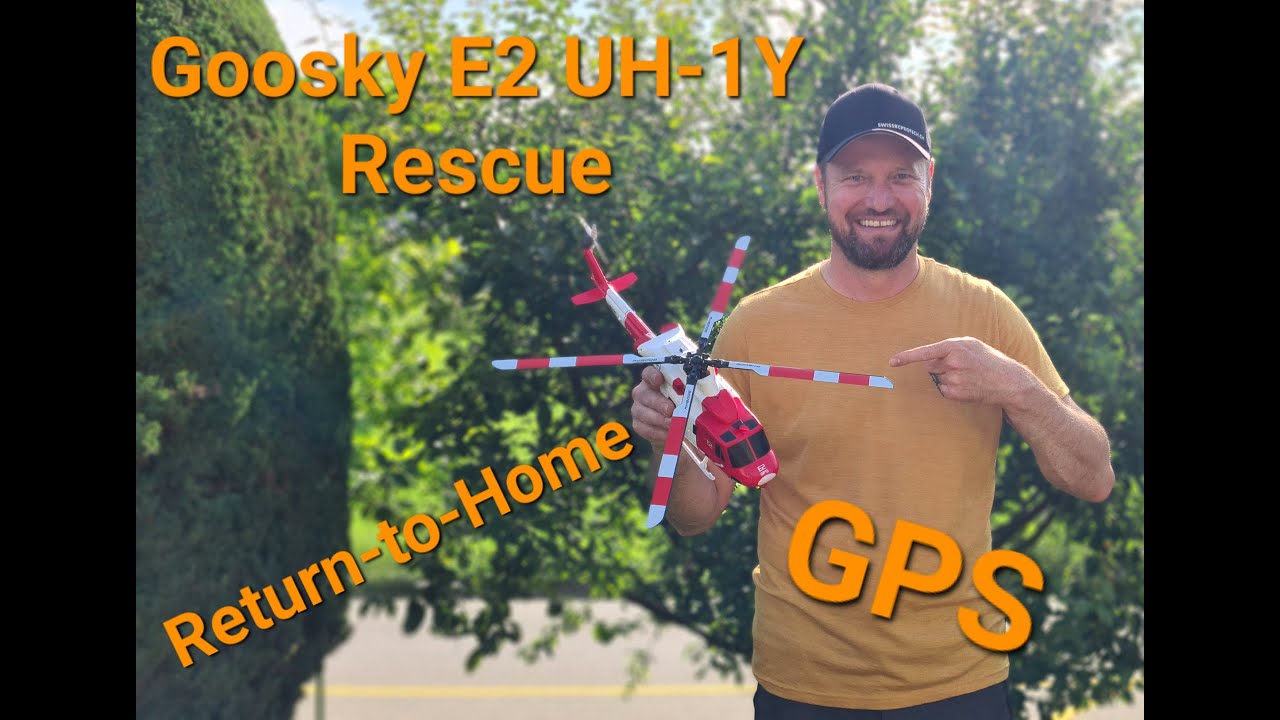 Telecomando A8 Per Elicottero GOOSKY E2 UH-1Y | Versione GPS, Modalità 2 – Leggero 300g, 2.4GHz, Pronto All'uso