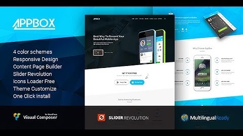 AppBox - App Landing & App Store WordPress Theme