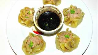 Pork and Shrimp Shumai (Siu Mai) Recipe - Steamed Chinese Dumpling, Dim Sum Pork and Shrimp Shumai (Siu Mai) Recipe - Steamed Chinese Dumpling, Dim Sum