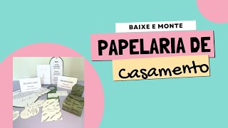 PAPELARIA DE CASAMENTO - IMPRIMIR - ARQUIVO GRATUITO