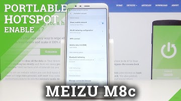 How to enable Portable Hotspot in MEIZU M8c – Wi-Fi Sharing