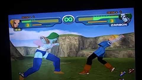 Dragon Ball Z Budokai (Gamecube)-Android 18 vs Zarbon III