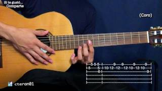 Video thumbnail of "19 dias y 500 noches - Joaquin Sabina Tutorial Guitarra"