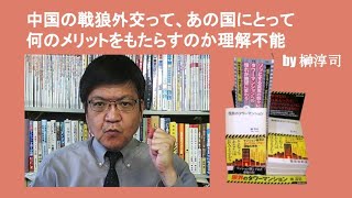 中国の戦狼外交って、あの国にとって何のメリットをもたらすのか理解不能　by 榊淳司