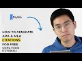 How to Generate APA &amp; MLA Citations for Free (MyBib Tutorial)