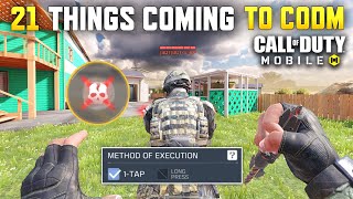 21 NEW THINGS Coming In Season 5 2023 To COD Mobile!