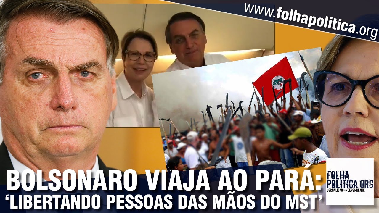 Bolsonaro embarca para 'libertar pessoas que estavam nas mãos do MST’: 'Maior entrega de títulos...