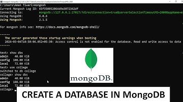 How to Create Database in MongoDB | Using Command Prompt |