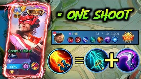 NEW META‼️CLINT 100% BEST DAMAGE BUILD AND EMBLEM‼️(clint best build2025) - MUST TRY‼️ MLBB