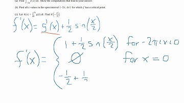 AP Calculus AB 2011 form B frq 6