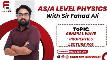 As levels Physics 9702 General Wave Properties Lecture #01 basics #asphysics
