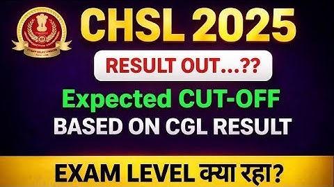SSC CHSL 2025 EXPECTED CUT-OFF 😱|| SSC CHSL ANSWER KEY OUT....!! || Safe Score || Average Attempts✅