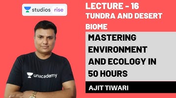 Tundra and Desert Biome | Mastering Environment And Ecology In 50 Hours | UPSC