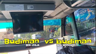 Laka bus Budiman BDG-Jogja VS Budiman BDG-Wonogiri #bus #busmania #budiman