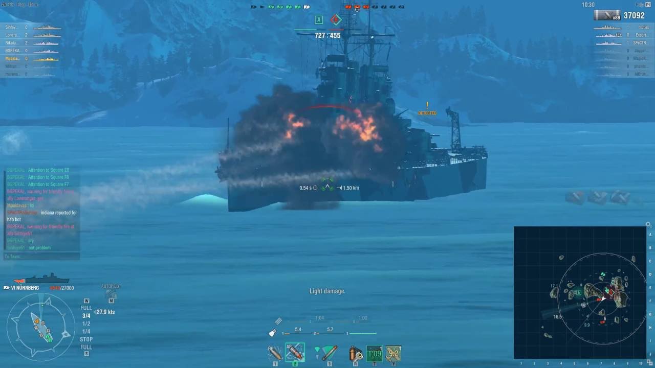 WoWs - Nurnberg - Double Strike plus 1